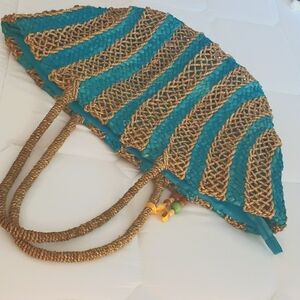 Beach straw bag